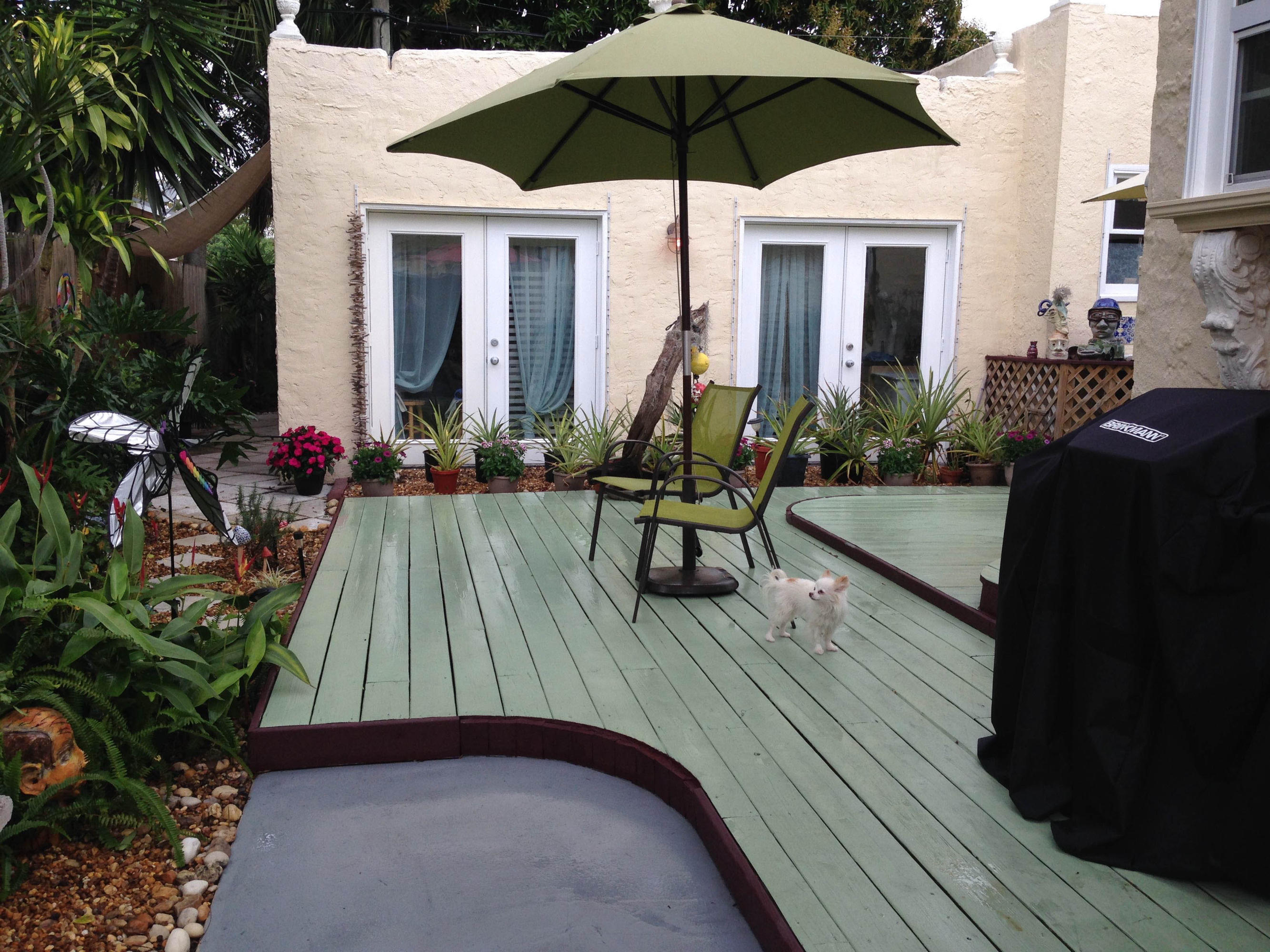 415 Plymouth Road West Palm Beach, FL 33405 - Photo 38 of 47 Studio French Doors & Pineapple Patch