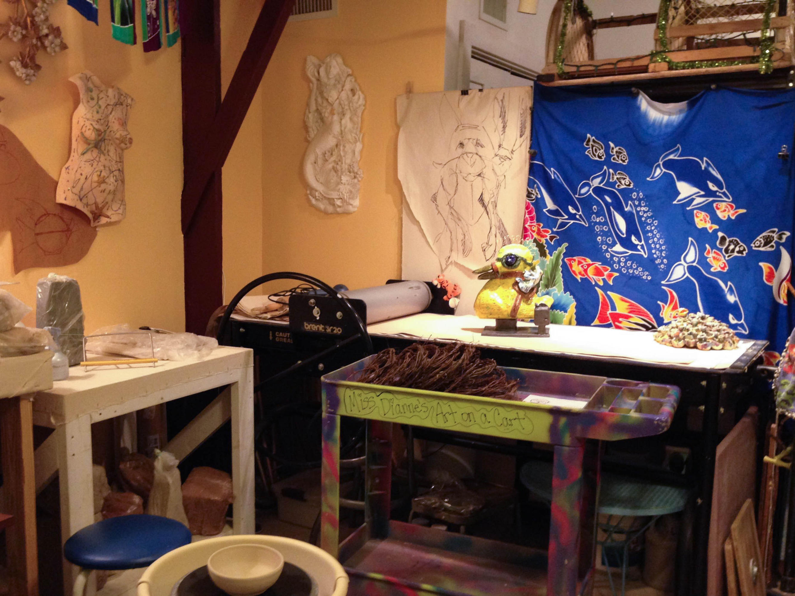 415 Plymouth Road West Palm Beach, FL 33405 - Photo 41 of 47 Studio, Slab Roller and wedging table