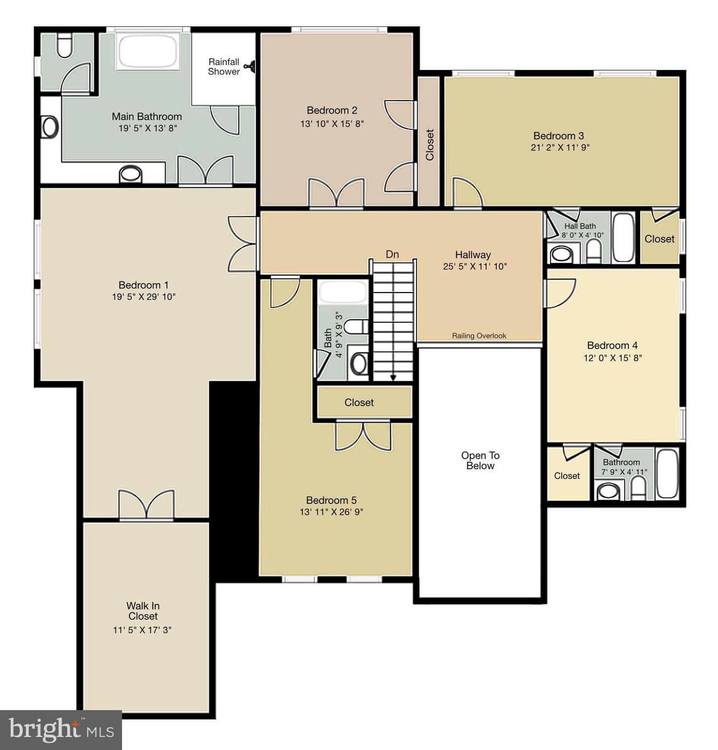 9813 Sunrise Road Vienna, VA 22181 - Photo 117 of 118 Upper Level Floorplan