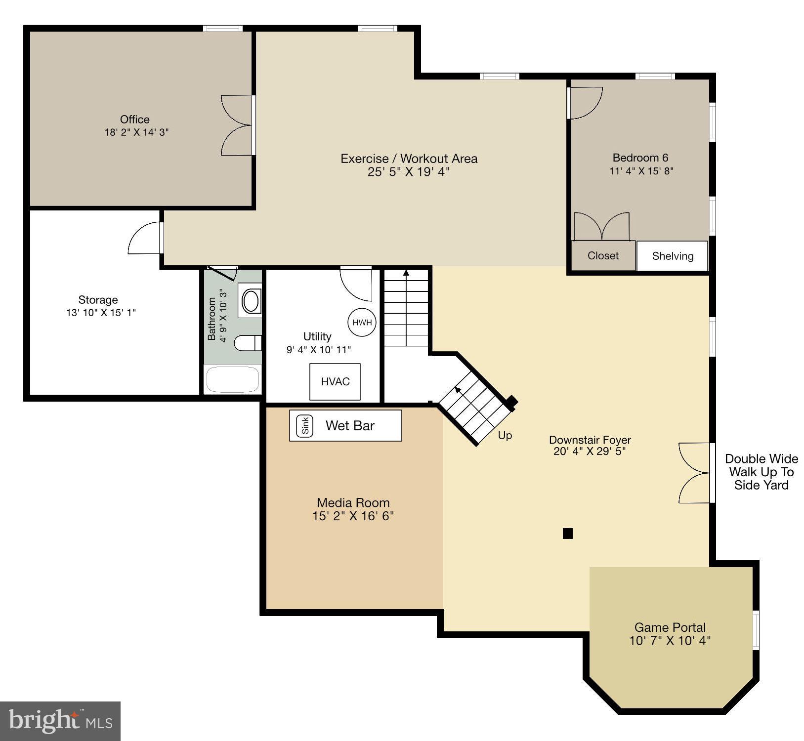 9813 Sunrise Road Vienna, VA 22181 - Photo 118 of 118 Lower Level Floorplan
