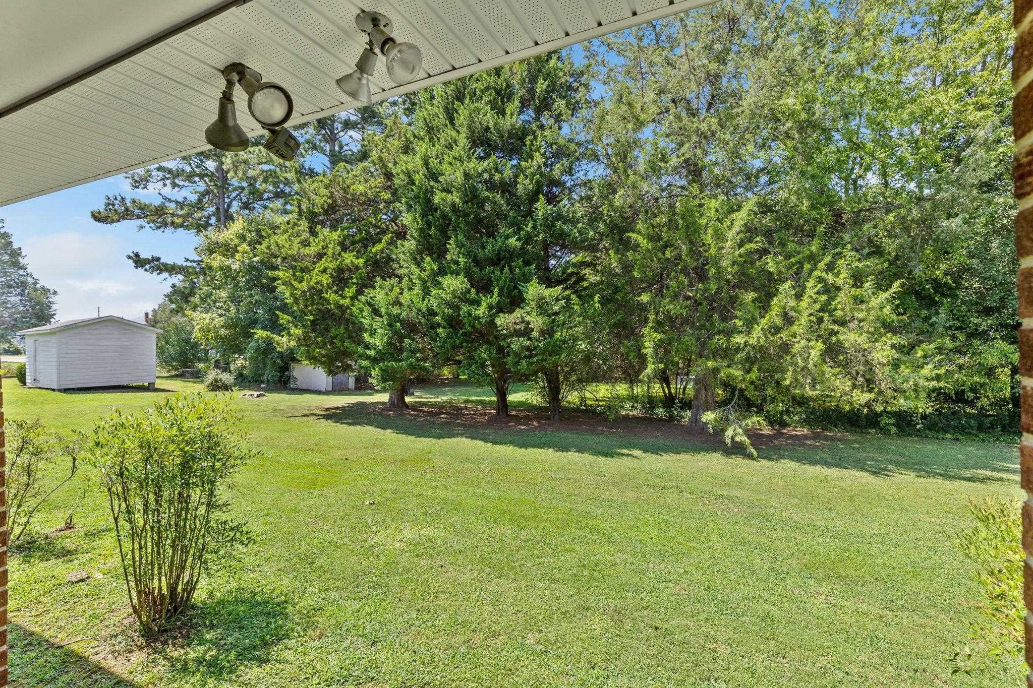 1309 Alpha Road Henderson, NC 27536 - Photo 5 of 26 a view of a yard with a tree