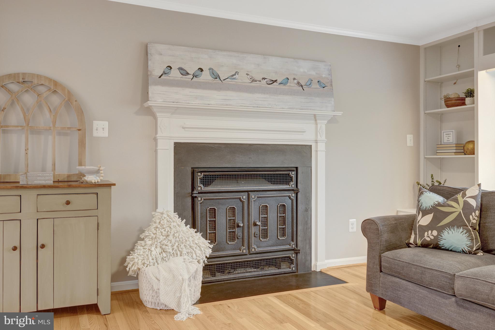 1215 Bishopsgate Way Reston, VA 20194 - Photo 11 of 41 a living room with furniture and a fireplace