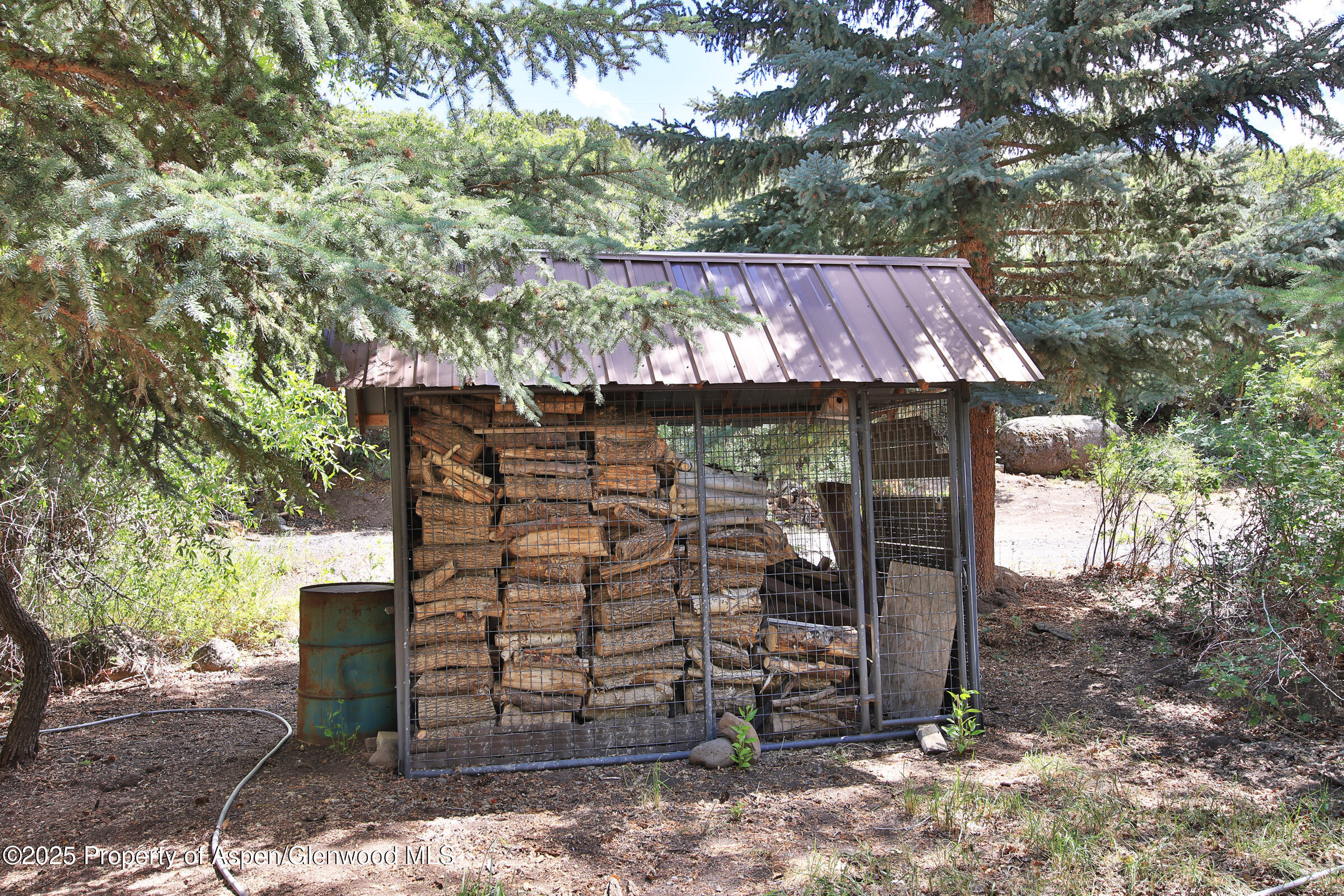 9681 54 7/10 Road Molina, CO 81646 - Photo 33 of 39 a view of a wooden house with a trees
