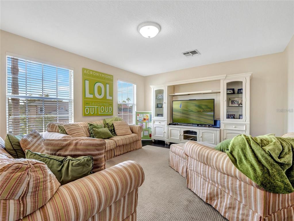 10023 Ians Ridge Road Orlando, FL 32832 - Photo 24 of 60 a living room with furniture and a flat screen tv