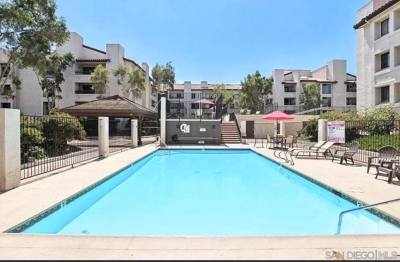 5645 Friars Road, Unit 397 San Diego, CA 92110 - Photo 12 of 22 a swimming pool view with a outdoor seating space