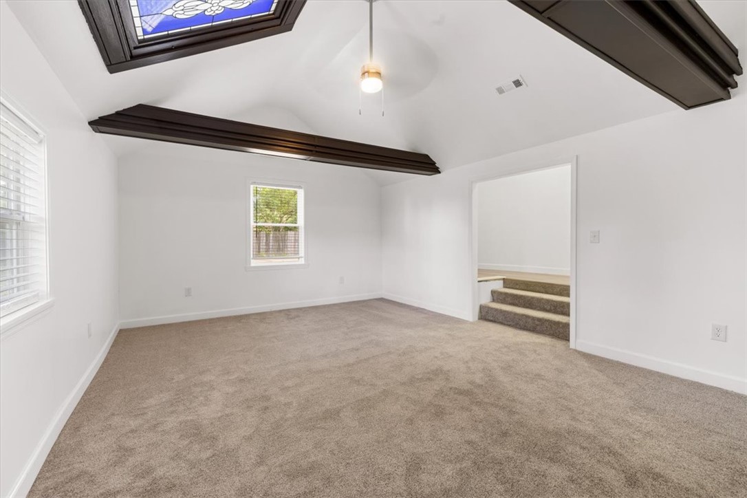 629 Little Meadow Drive Riverside, OH 45404 - Photo 34 of 48 This versatile room features an artistic skylight, plush carpet, and a convenient stairway entry.