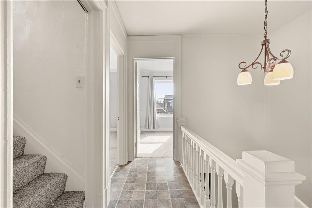 7215 Whipple Street Pittsburgh, PA 15218 - Photo 21 of 46 a view of a hallway view with staircase