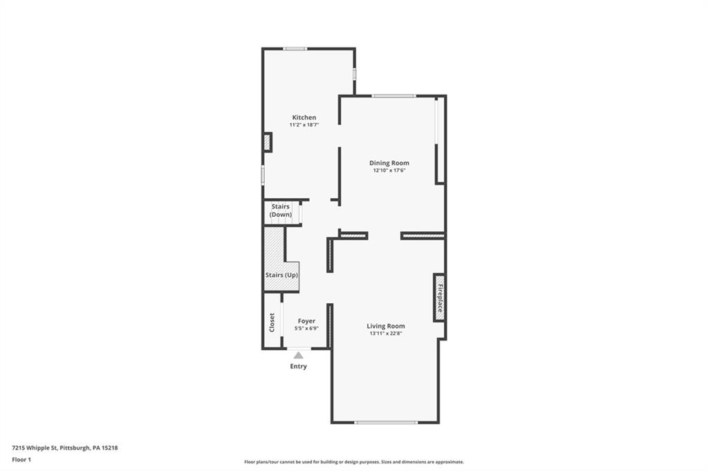 7215 Whipple Street Pittsburgh, PA 15218 - Photo 44 of 46 a picture of floor plan
