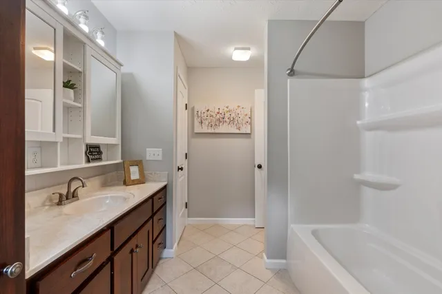 a view of a workspace with furniture