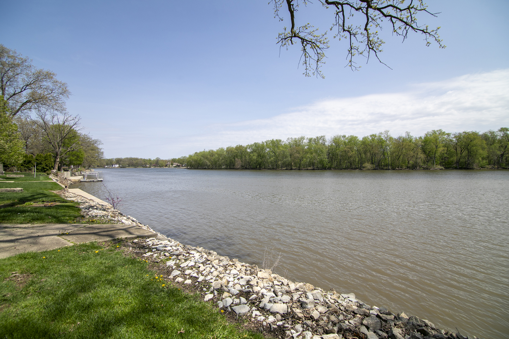 3119 River Road Kankakee, IL 60901 - Photo 26 of 39 a view of a lake from a yard