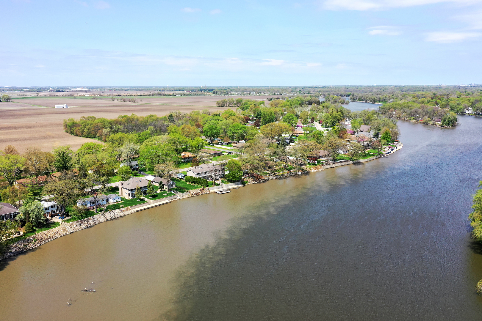 3119 River Road Kankakee, IL 60901 - Photo 37 of 39 an aerial view of a city