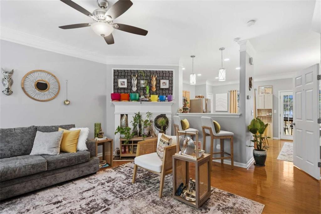 638 Providence Place Southwest Atlanta, GA 30331 - Photo 4 of 22 a living room with furniture and a large window