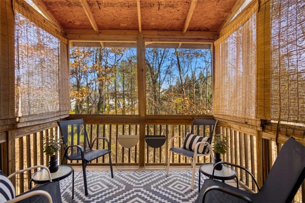 638 Providence Place Southwest Atlanta, GA 30331 - Photo 7 of 22 a view of a porch with furniture and a gate