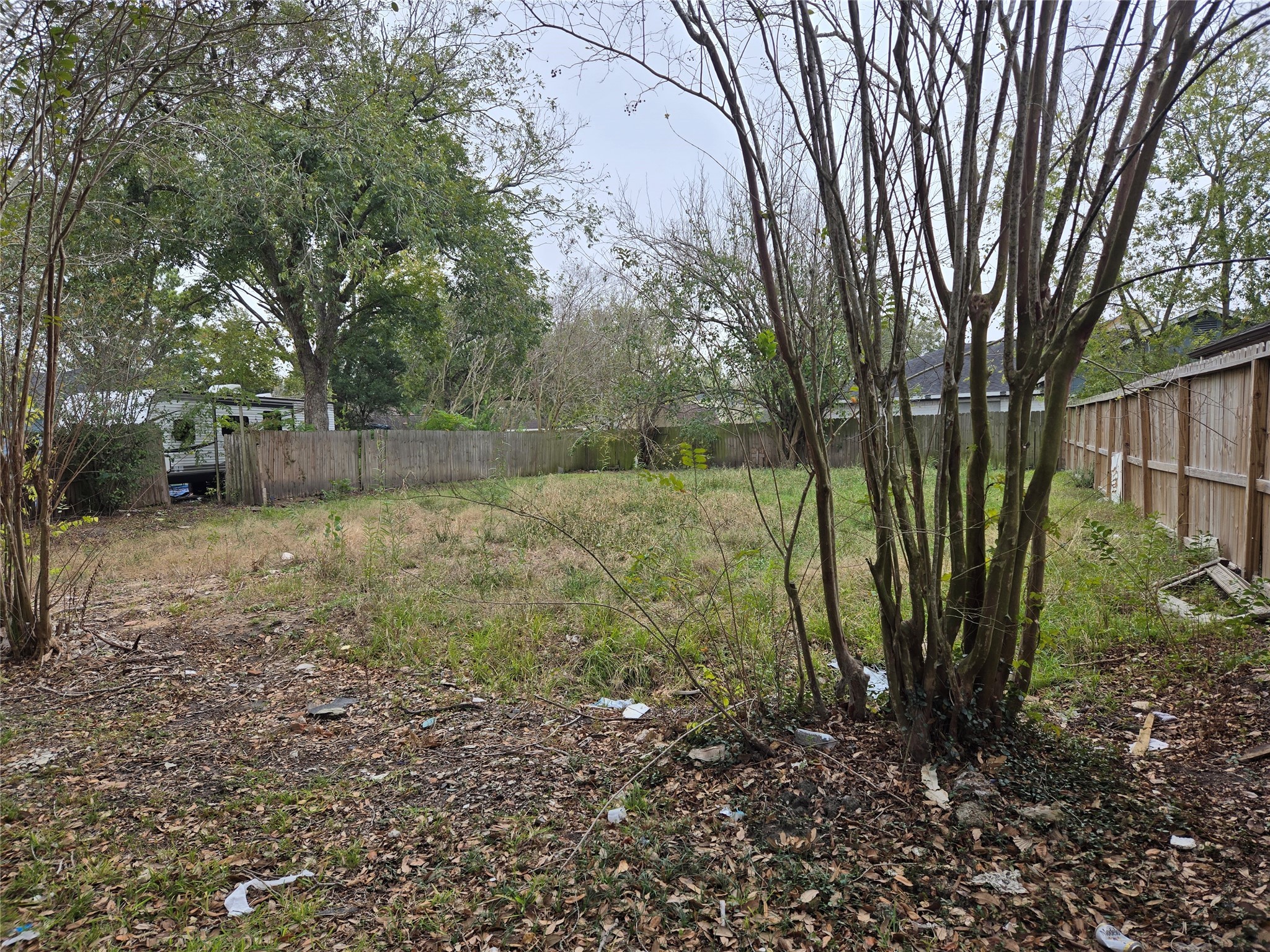 7111 Towerview Lane Houston, TX 77489 - Photo 5 of 6 a view of a backyard with large trees