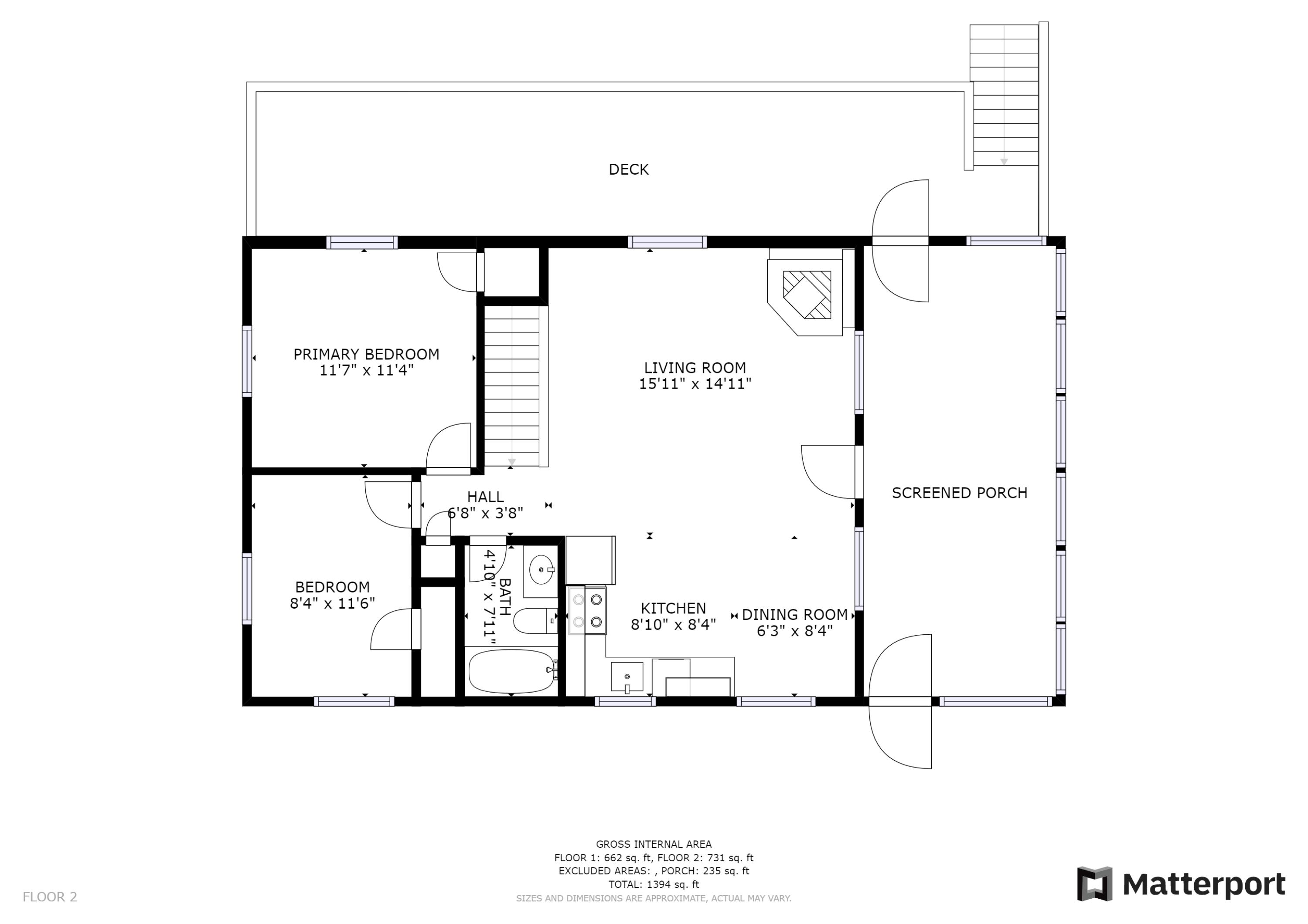 27 North Bay Road Bridgton, ME 04009 - Photo 25 of 26 Main Level Floor Plans