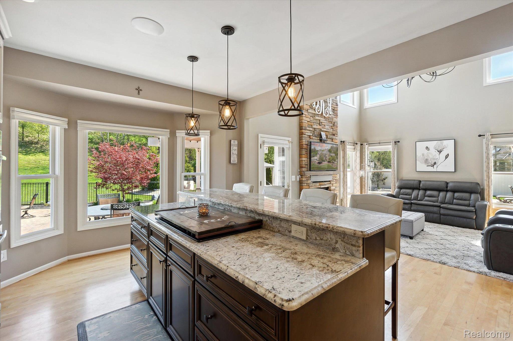 218 Locust Point Howell, MI 48843 - Photo 11 of 59 Open To Great Room For The Chef To Converse