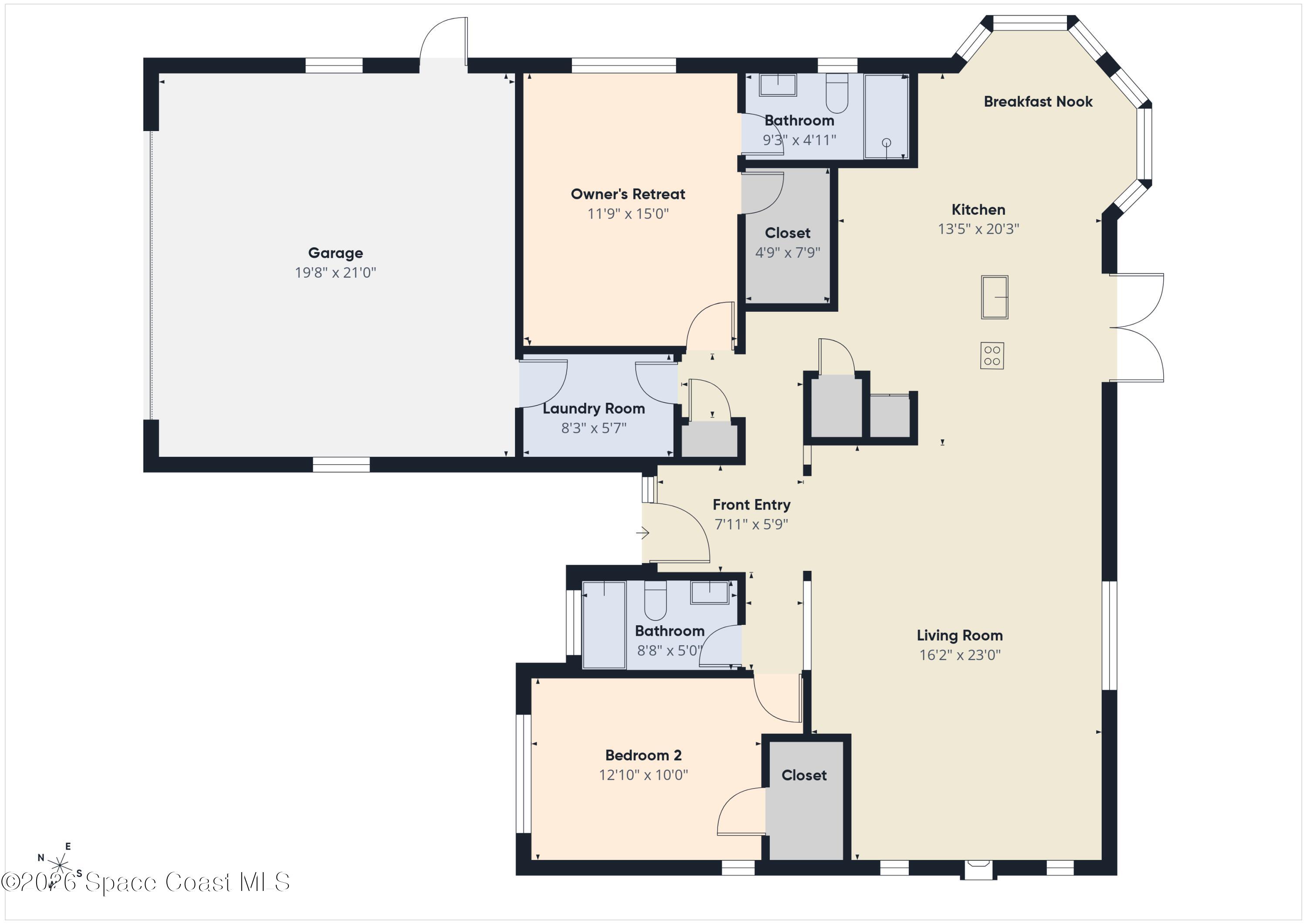 638 Carnival Terrace Sebastian, FL 32958 - Photo 36 of 36 Floor plan