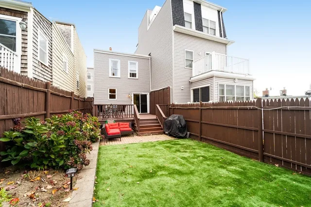 a house view with a garden space