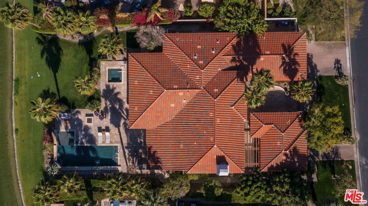 380 Loch Lomond Road Rancho Mirage, CA 92270 - Photo 38 of 39 an aerial view of a house
