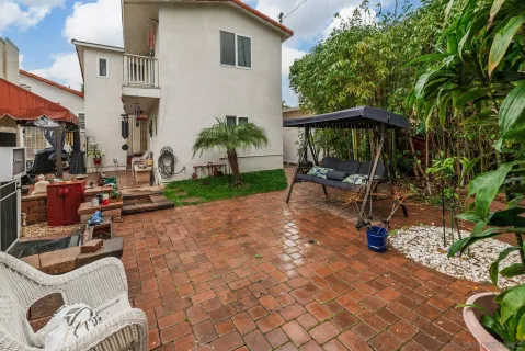 a view of outdoor space yard deck patio and swimming pool
