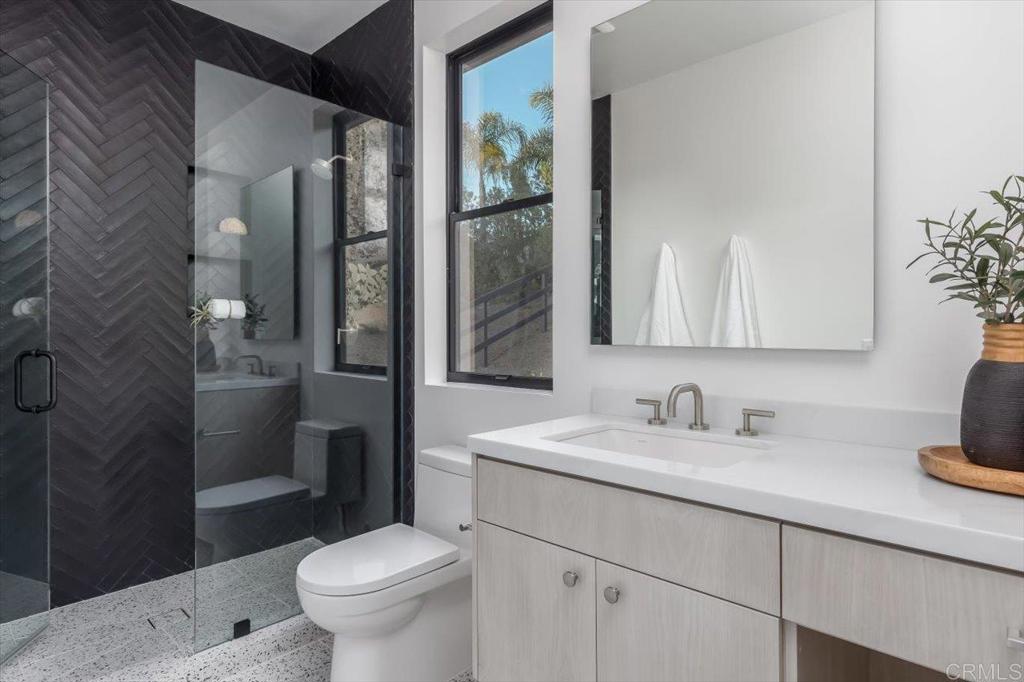 2920 Lone Jack Road Encinitas, CA 92024 - Photo 17 of 23 a bathroom with a sink toilet and shower