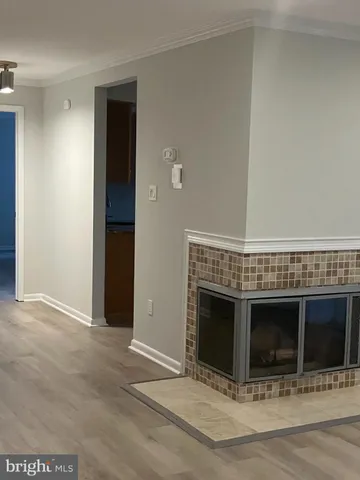 a view of a livingroom with an empty space