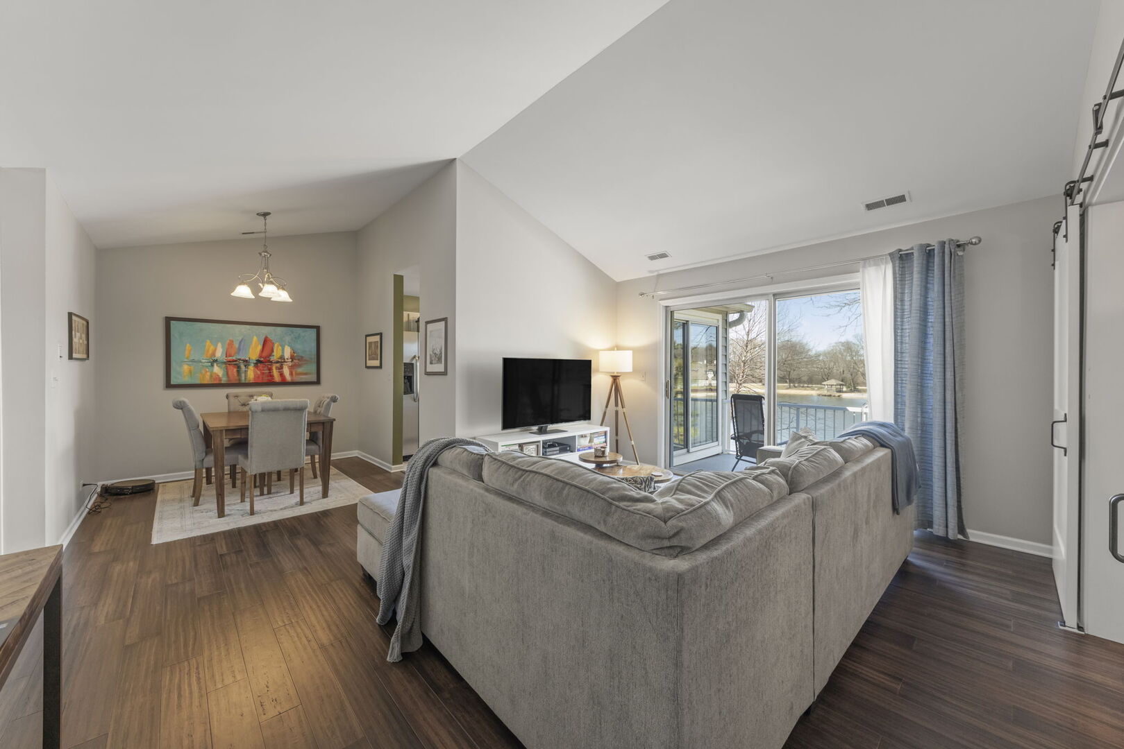 -n204 Windermere Road, Unit 2708 Winfield, IL 60190 - Photo 7 of 36 a living room with furniture and a flat screen tv