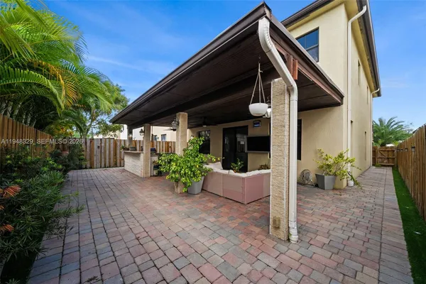a front view of a house having yard