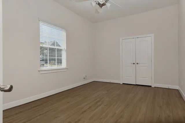 wooden floor in an empty room
