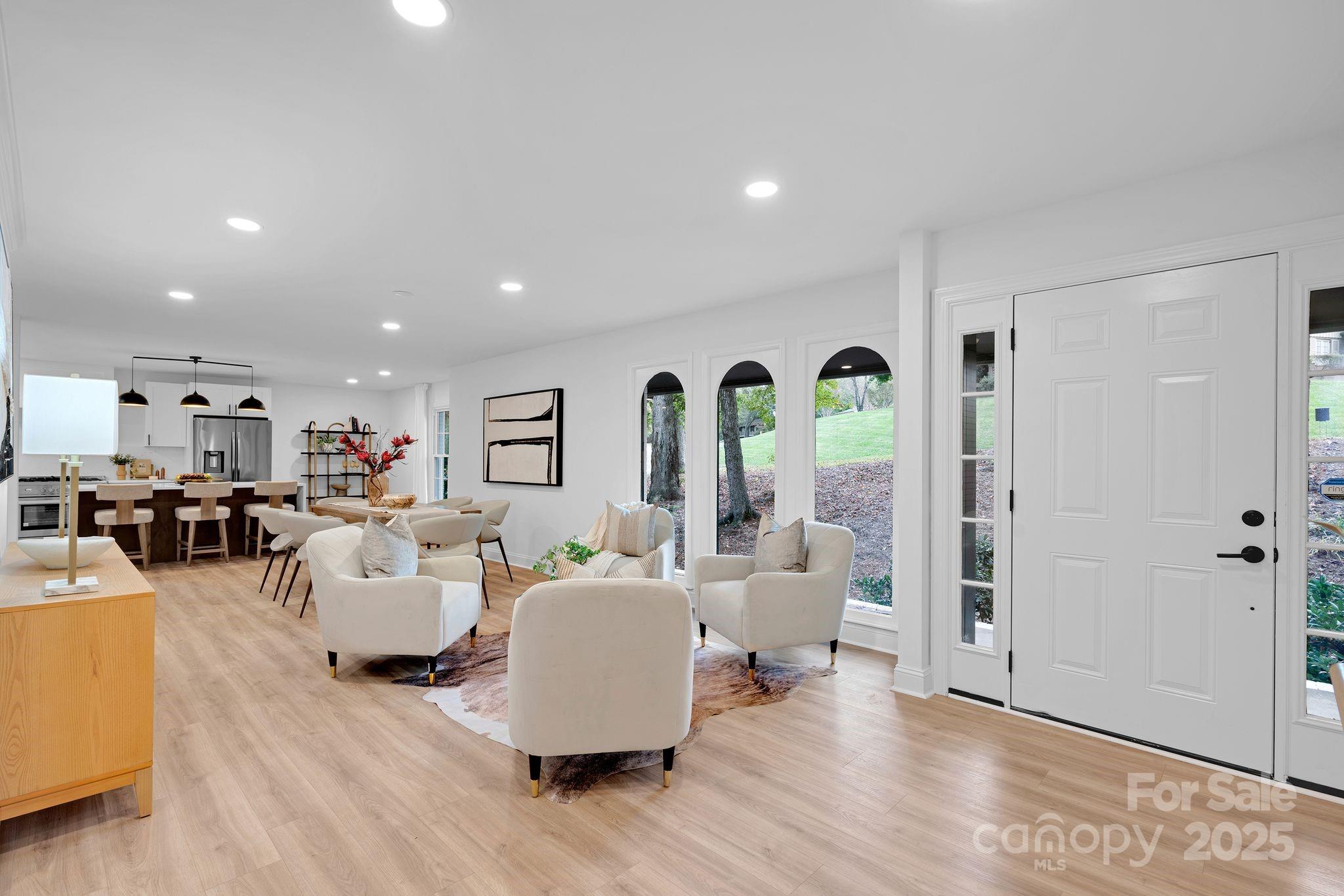 3200 Highview Road Charlotte, NC 28210 - Photo 8 of 48 a living room with furniture fireplace and wooden floor