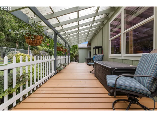 a house view with a outdoor space