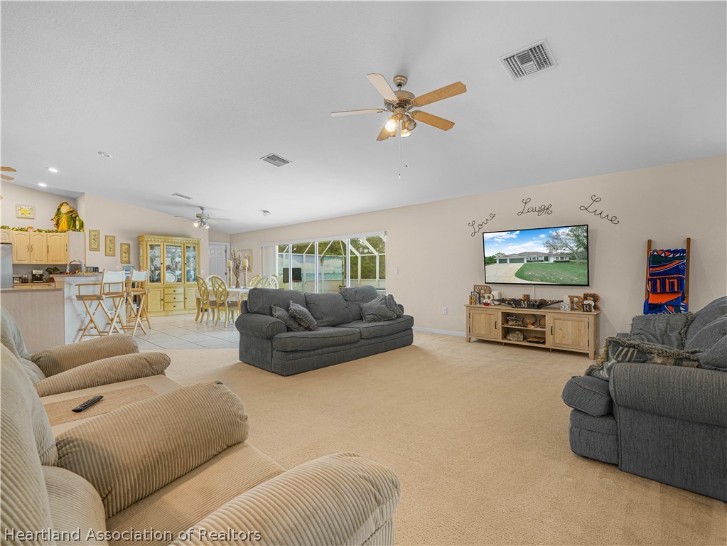 5721 Golden Road Sebring, FL 33875 - Photo 2 of 42 View from Foyer Area