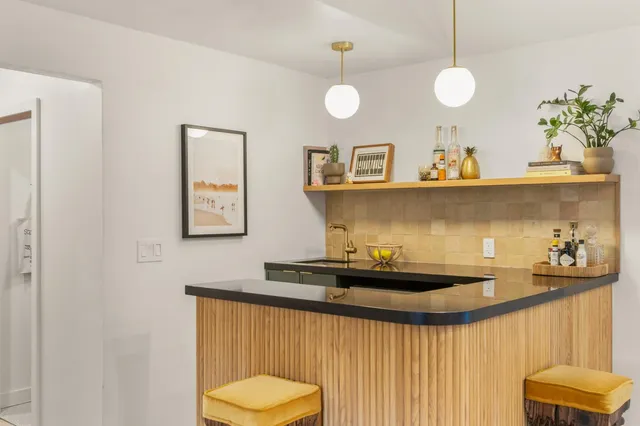 a room with a washer and dryer