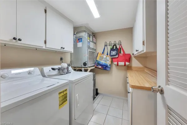 a room with storage and utility