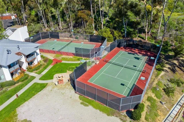 a view of a tennis court