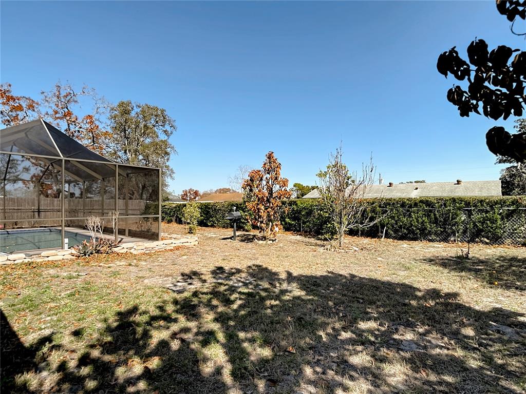 5066 Woodbine Street Spring Hill, FL 34608 - Photo 56 of 59 a view of a backyard of a house