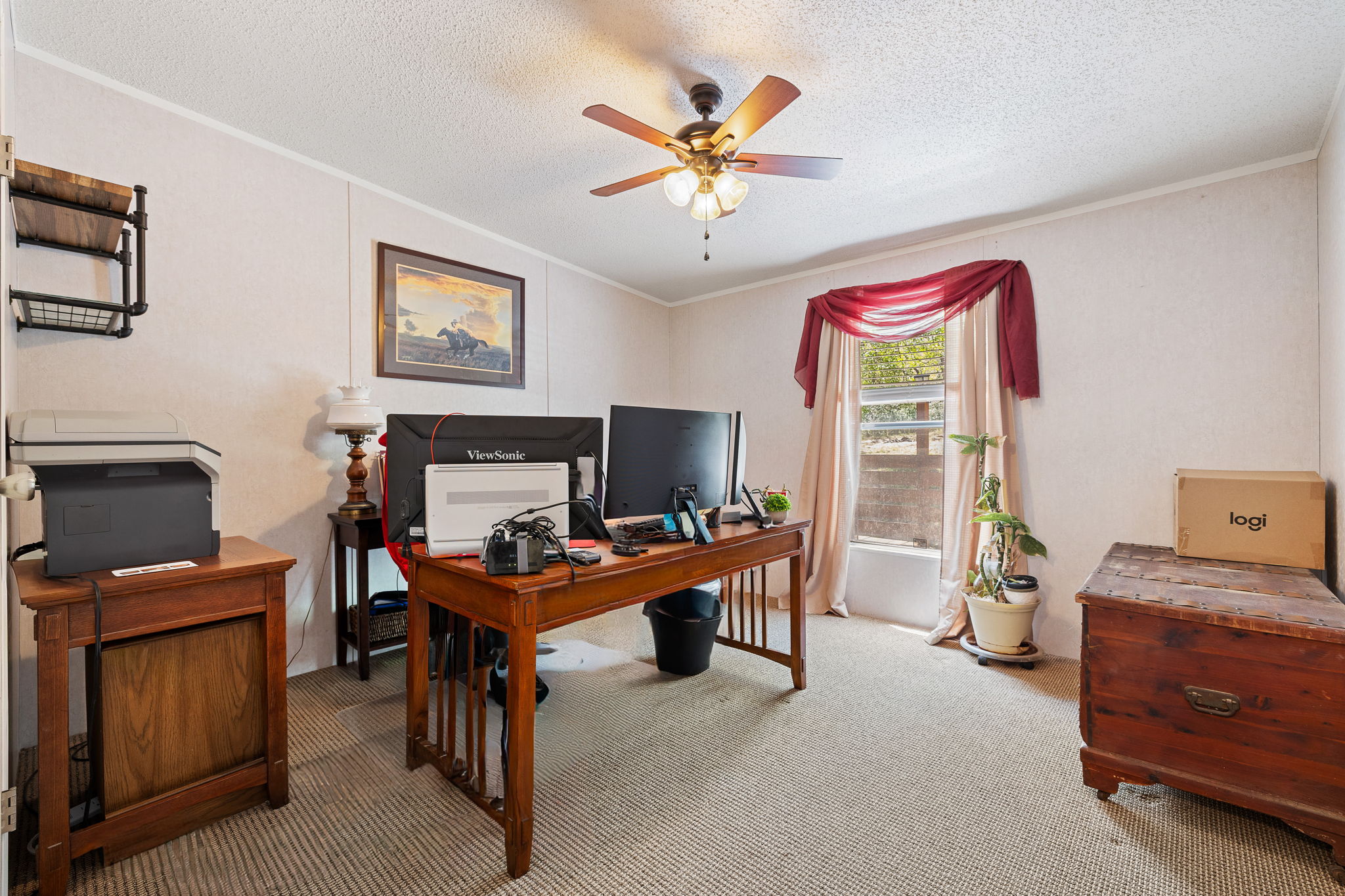 541 Hidden Oaks Drive Elgin, TX 78621 - Photo 24 of 40 Third bedroom used as a second home office