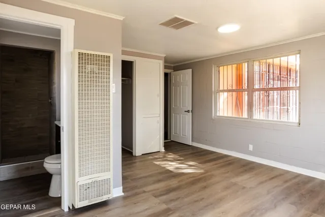 a view of livingroom with hardwood floor and window