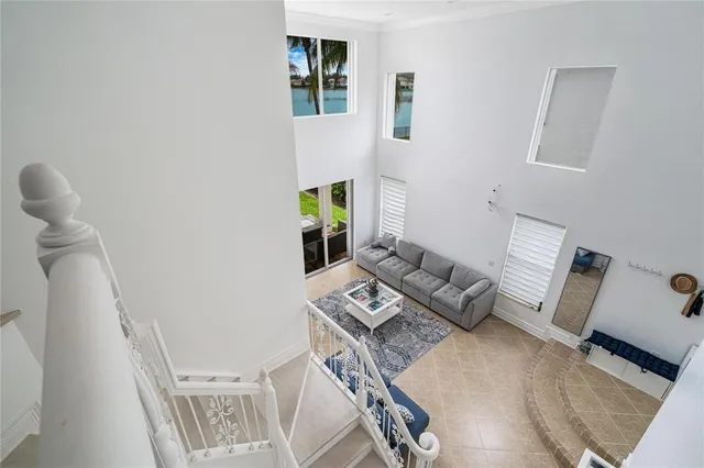 a view of workspace with wooden floor