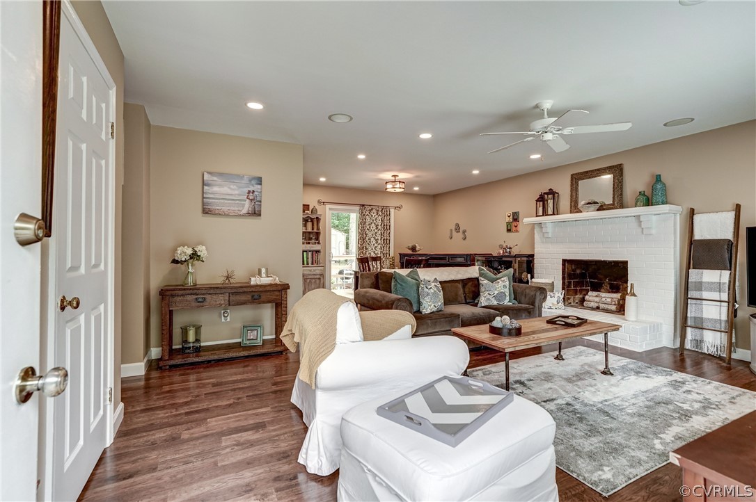 4801 Newbys Bridge Road Chesterfield, VA 23832 - Photo 5 of 34 a living room with furniture and a fireplace