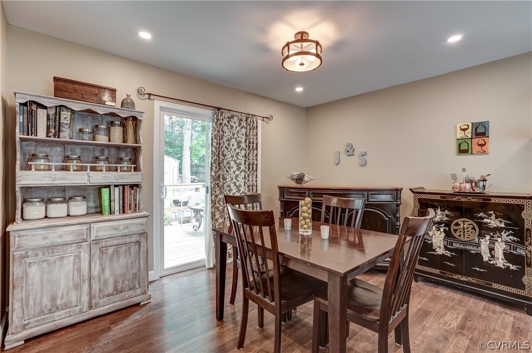 4801 Newbys Bridge Road Chesterfield, VA 23832 - Photo 10 of 34 a view of a dining room with furniture window and wooden floor