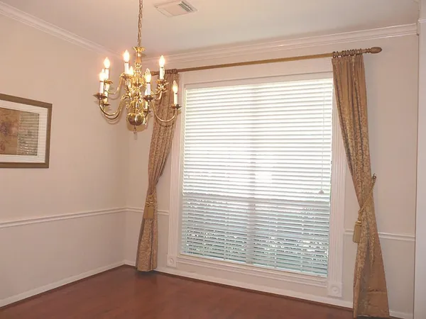 a view of a livingroom with a window
