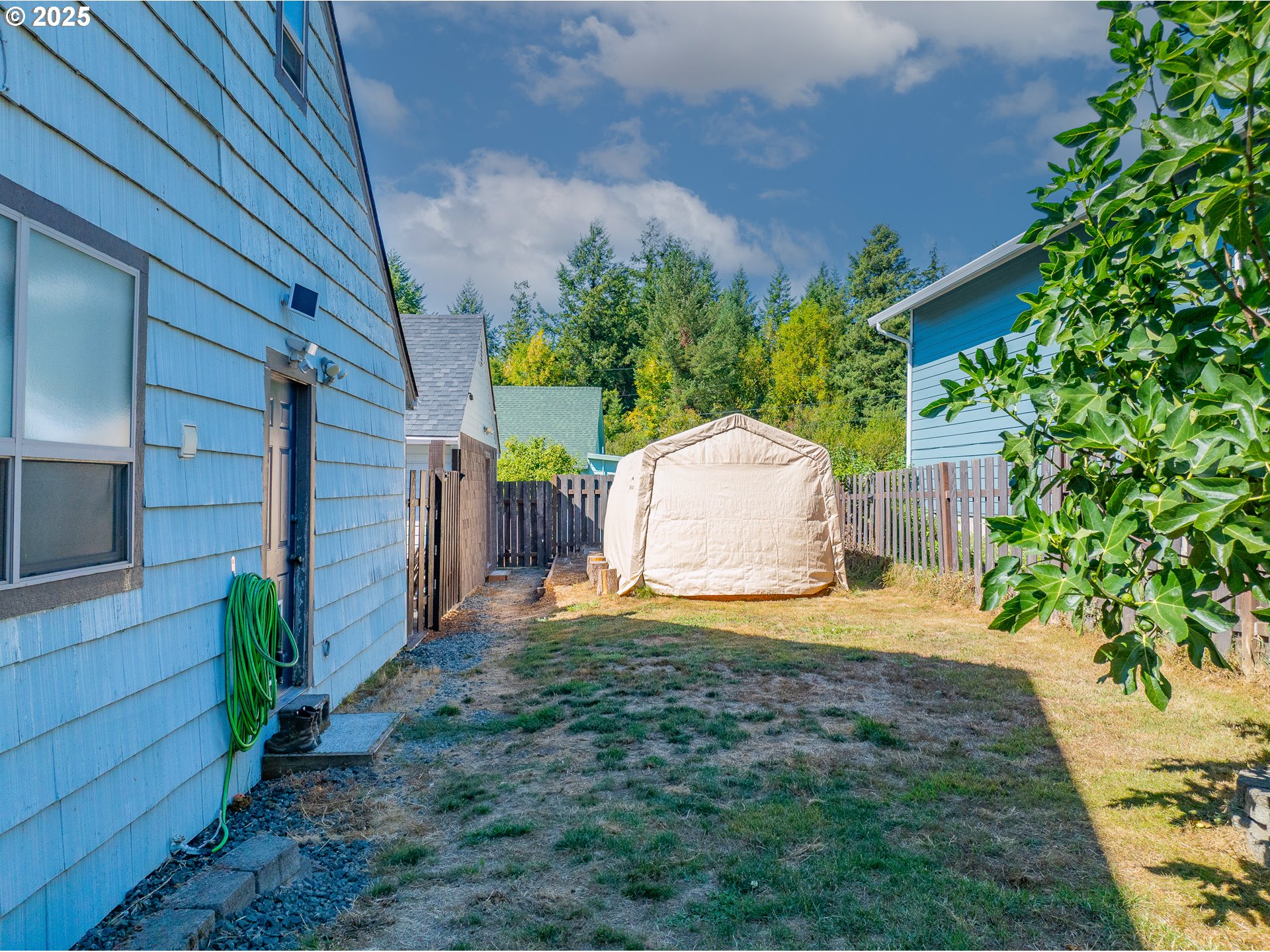 1753 20th Street Myrtle Point, OR 97458 - Photo 34 of 44 a view of a back yard of the house