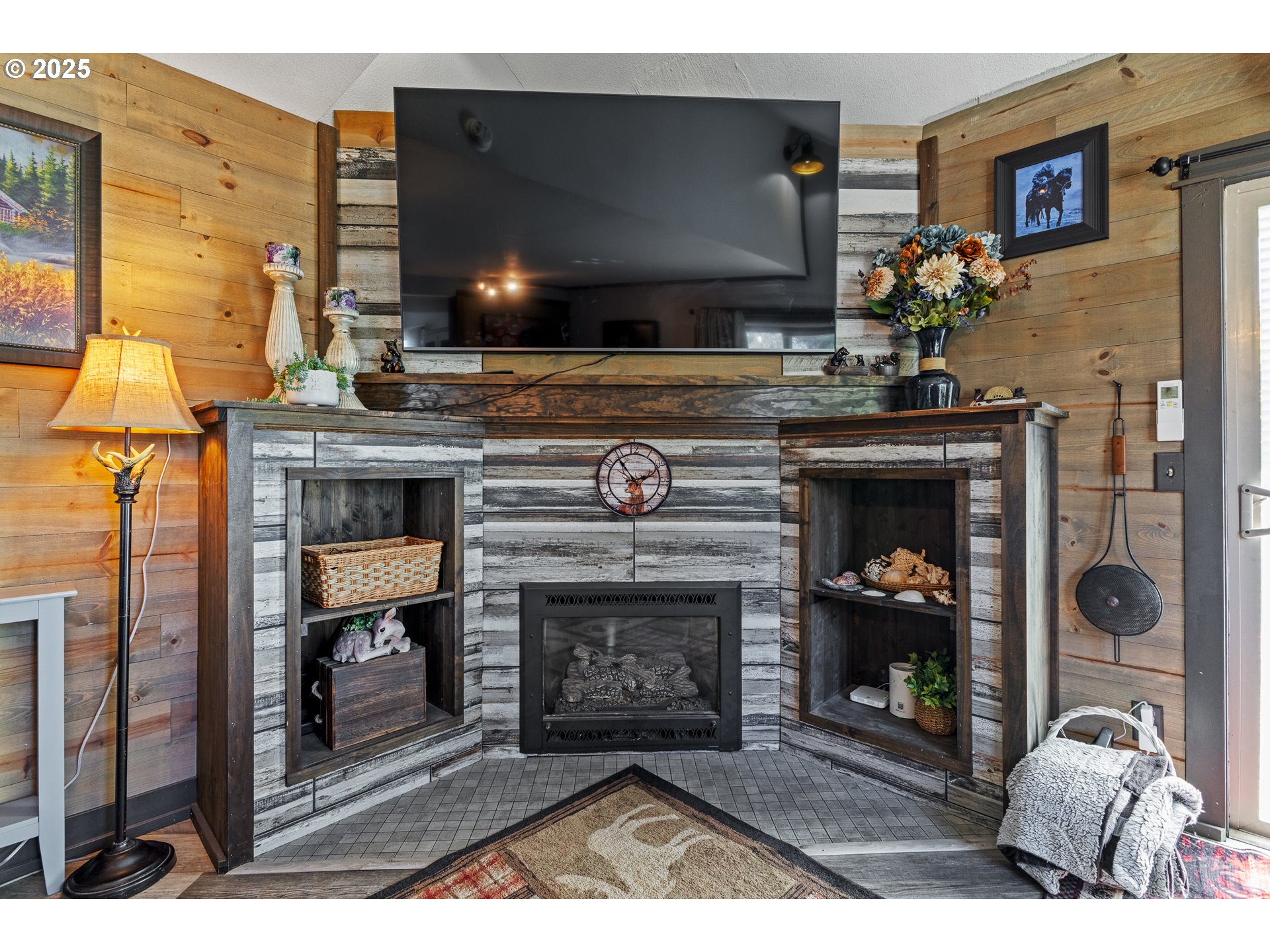 1753 20th Street Myrtle Point, OR 97458 - Photo 8 of 44 a living room with furniture and a fireplace