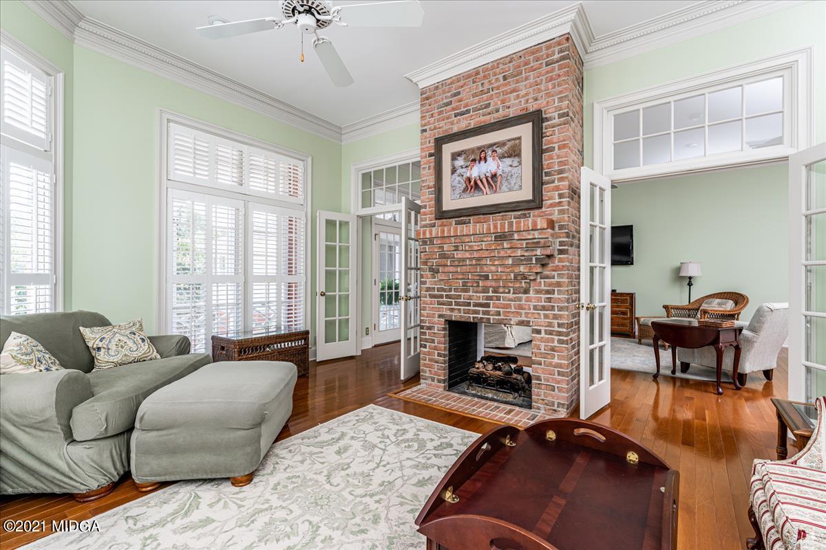 135 Rivoli Ridge Drive Macon, GA 31210 - Photo 15 of 46 a living room with furniture or couch and a fireplace