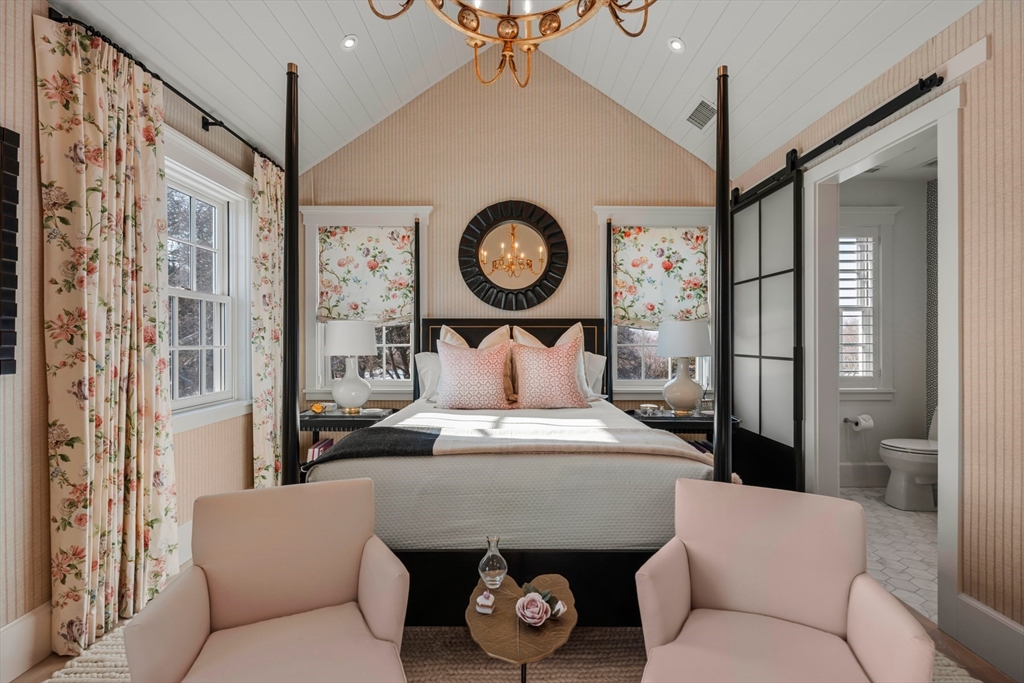 34 Brewster Road Nantucket, MA 02554 - Photo 13 of 40 a living room with furniture wooden floor and a clock
