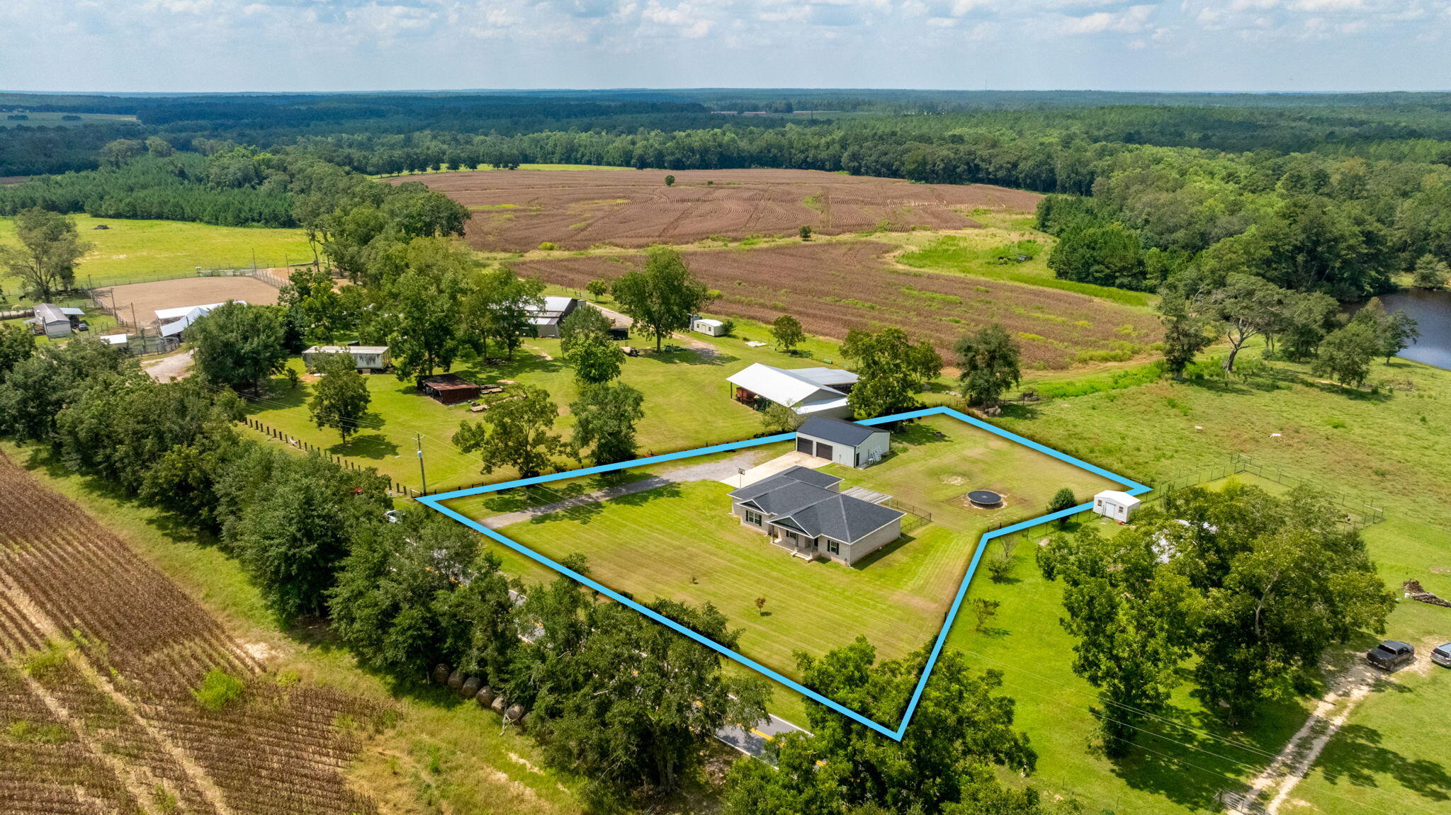 7934 Steel Mill Creek Road Laurel Hill, FL 32567 - Photo 61 of 63 a view of a lake