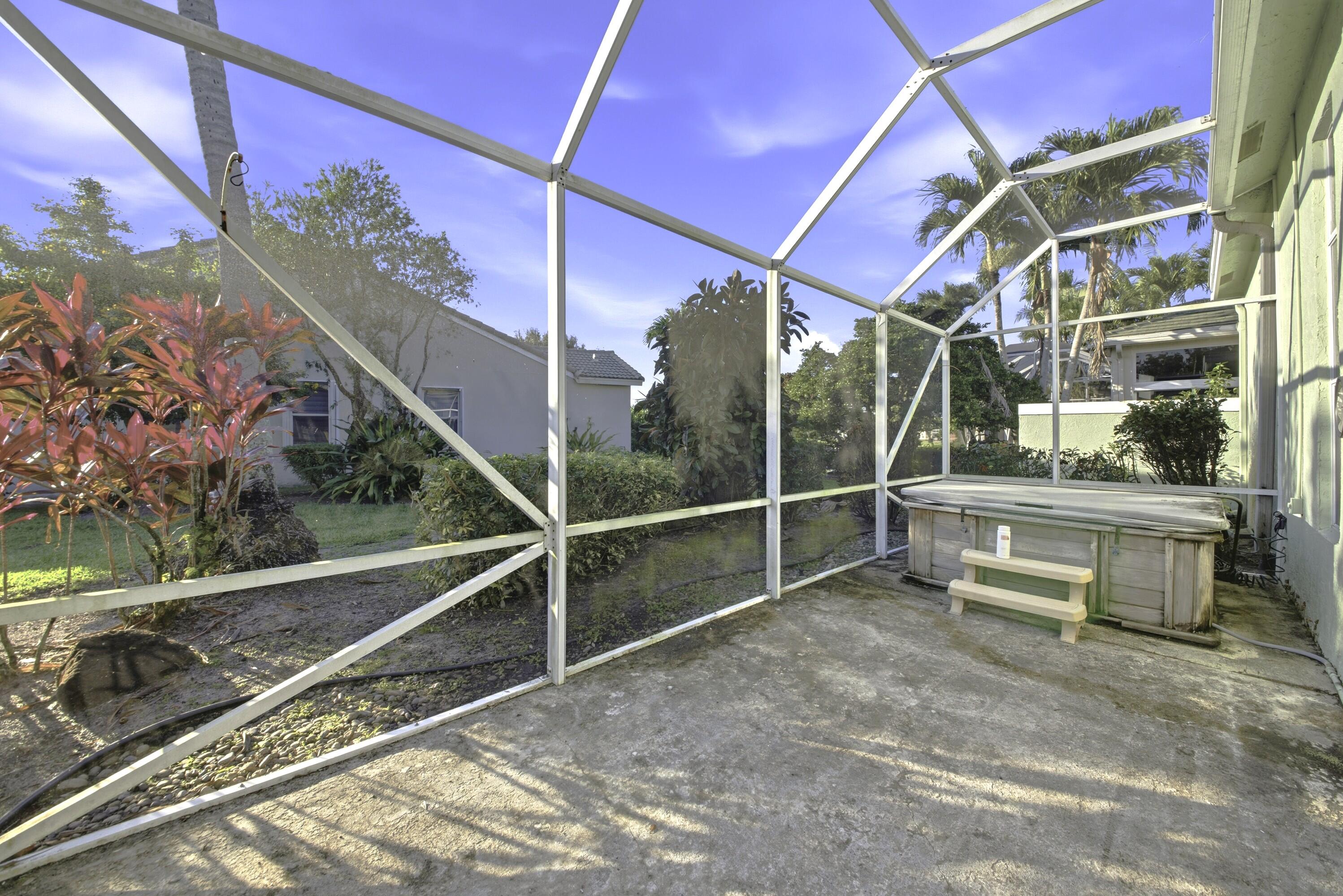 7737 Rockford Road Boynton Beach, FL 33472 - Photo 18 of 29 a view of a balcony with an outdoor space