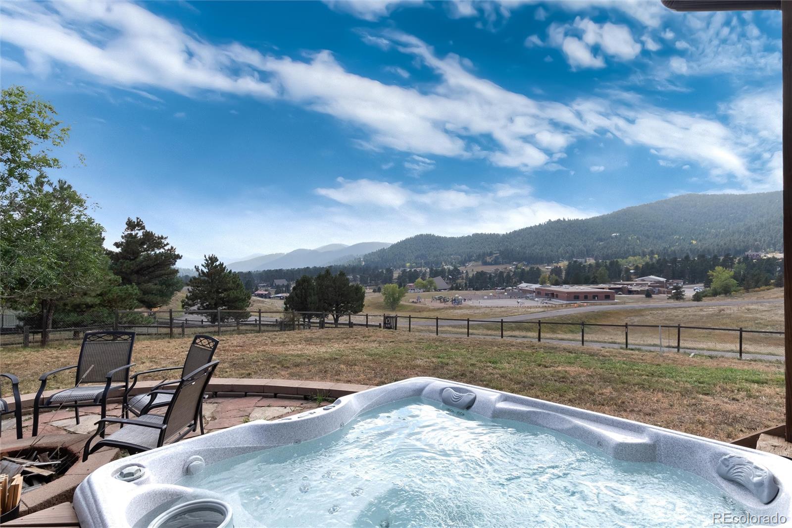 23724 Moqui Road Indian Hills, CO 80454 - Photo 37 of 39 a view of a lake with a yard
