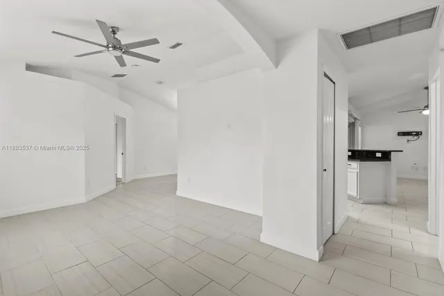 a view of an empty room